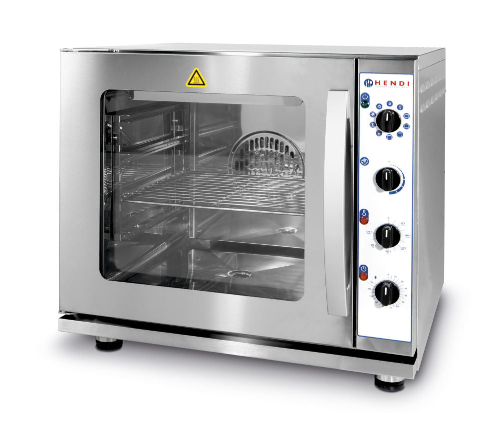 Kombidämpfer mit Grill 4x GN 2/3, HENDI, GN 2/3, Grau, 230V/3000W, 620x555x(H)585mm