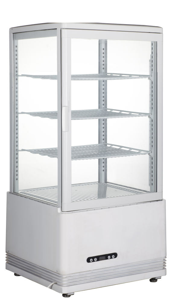 Aufsatz Kühlvitrine 68 Liter, Arktic, Schwarz, 230V/170W, 452x406x(H)891mm