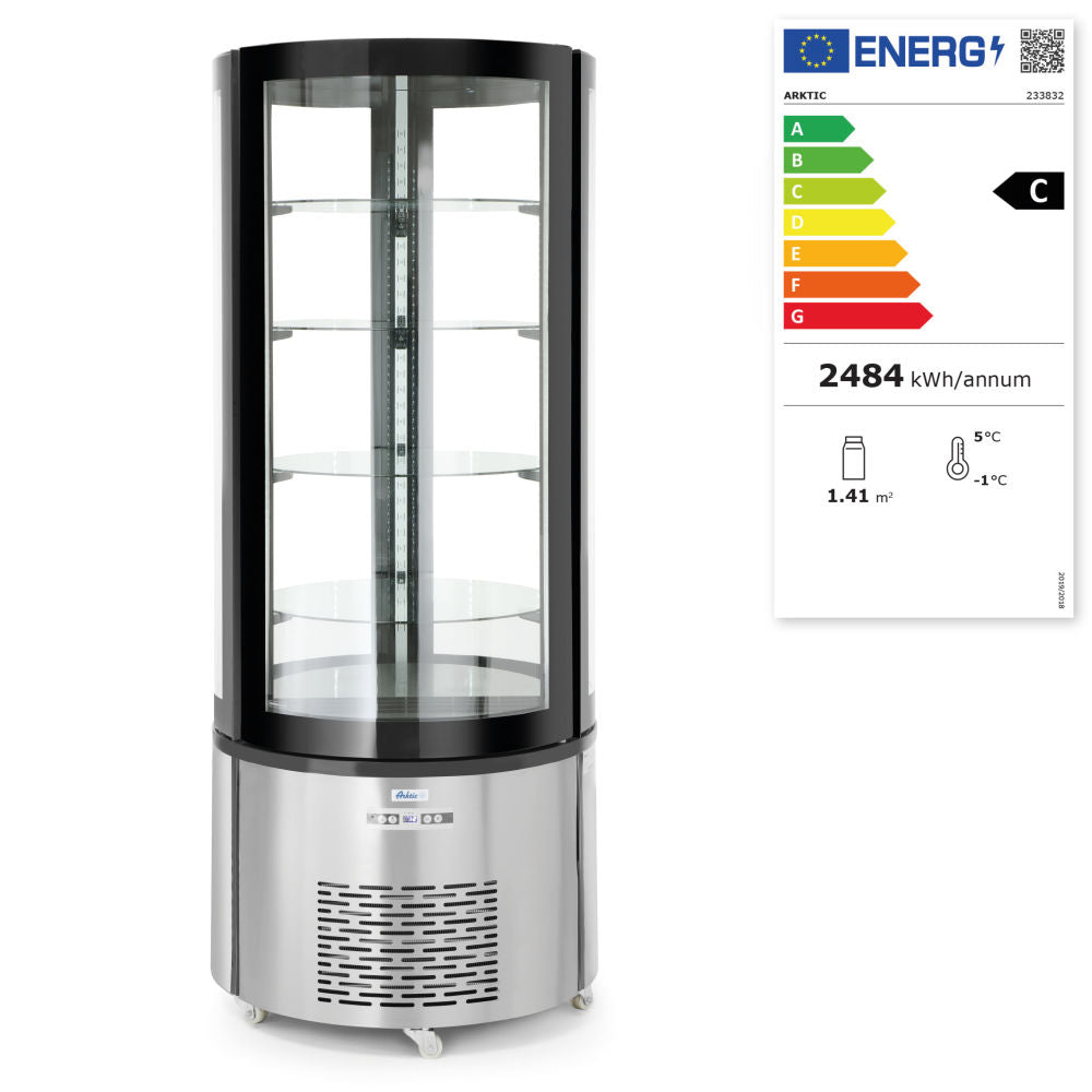 Kuchenvitrine, rund 360L, Arktic, 360L, 230V/460W, ø680x(H)1750mm