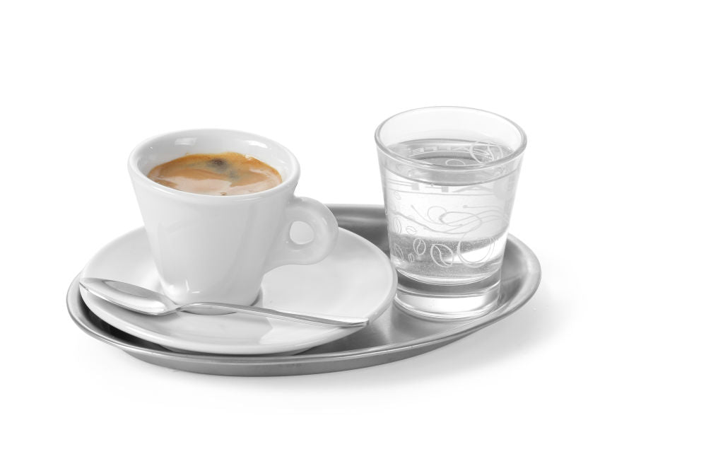 Kaffeetablett - oval, HENDI, 265x195mm