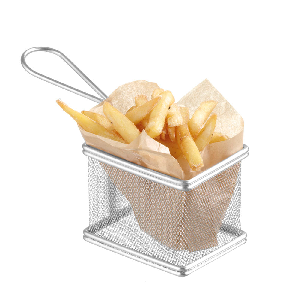 Miniatur Snack Frittierkörbe, HENDI, 90x90x(H)90mm