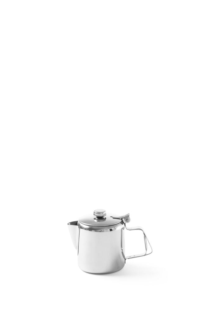 Kaffee-/Teekanne mit Klappdeckel, HENDI, 0,6L, ø97x(H)142mm