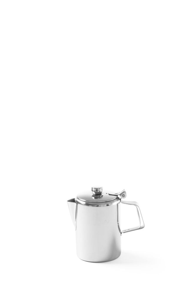 Kaffee-/Teekanne mit Klappdeckel, HENDI, 0,9L, ø120x(H)158mm