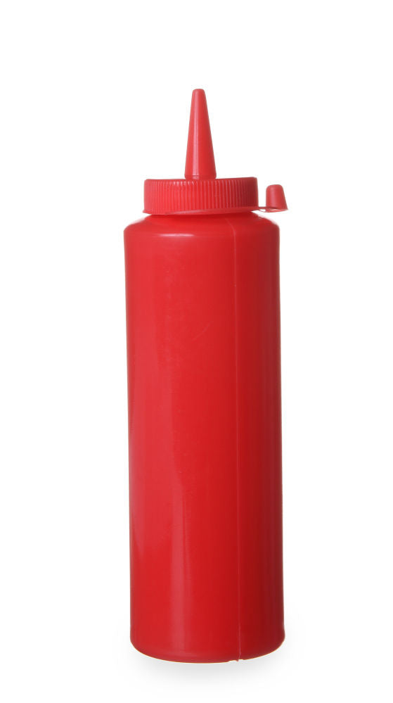 Spenderflaschen, HENDI, 0,35L, Rot, ø55x(H)205mm
