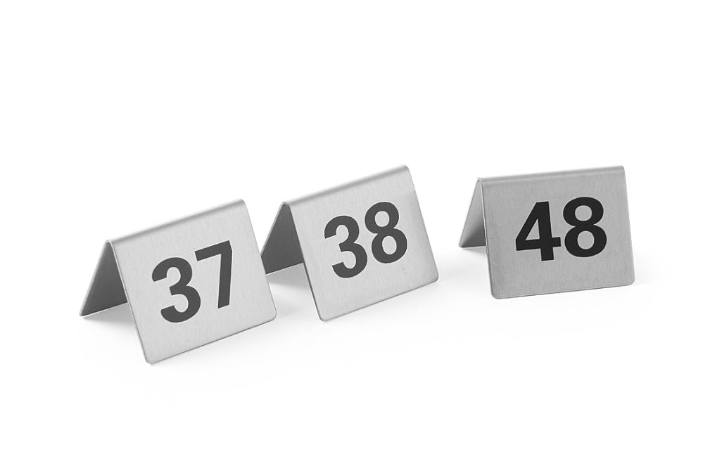 Tischnummern, HENDI, Nummer 49-60, 50x35x(H)40mm