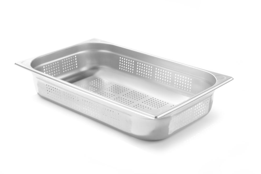 Gastronorm Behälter 1/1 perforiert, HENDI, Kitchen Line, GN 1/1, 5,3L, (H)40mm