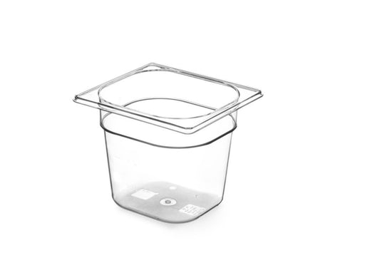 Gastronorm Behälter 1/6, HENDI, GN 1/6, 1L, Transparent, 176x162x(H)65mm
